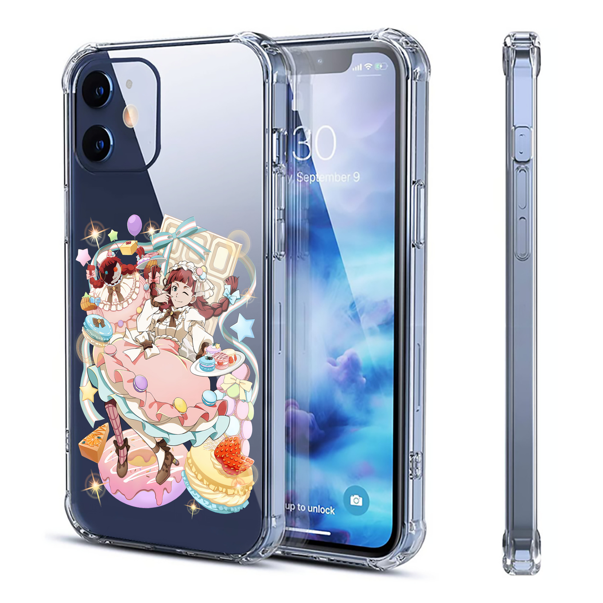 （画像用） 文豪ストレイドッグス Bungo Stray Dogs 【iPhone 12シリーズ対応】透明スマホケース（クリアソフトケース）